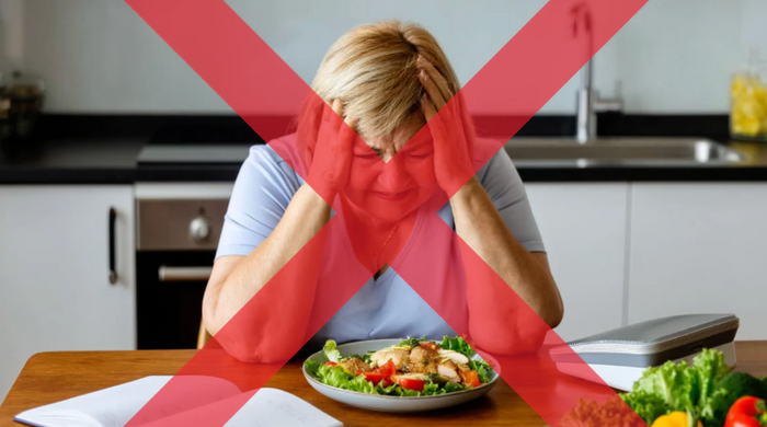 You restricted your diet further and exercised more.